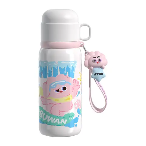 COOKER KING Star Double Drink Isolierbecher - 500ml - Weiß