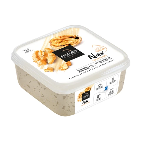 ERHARD Crème glacée Noix avec Morceaux 450g