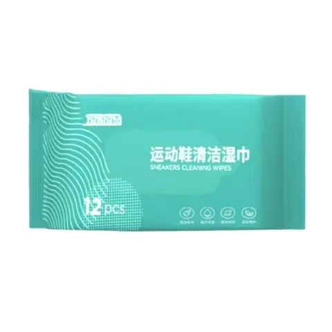 ochama×J.ZAO Sports Shoe Cleaning Wet Wipes - 12 Sheets x 6 Packs - Shoe Cleaning Wet Wipes - Magic Wipes for White Shoes - Wash-free
