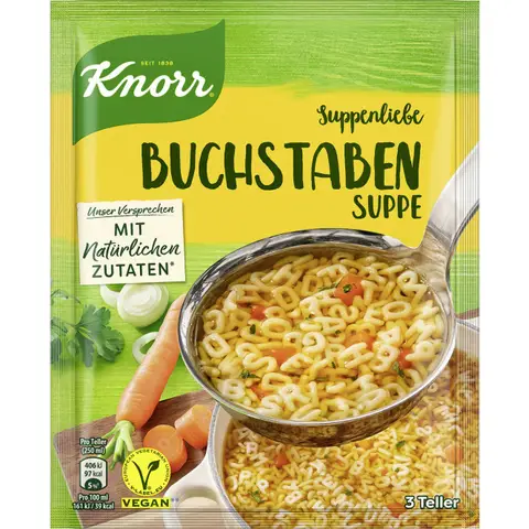 Knorr Suppenliebe Buchstabensuppe 750 ml