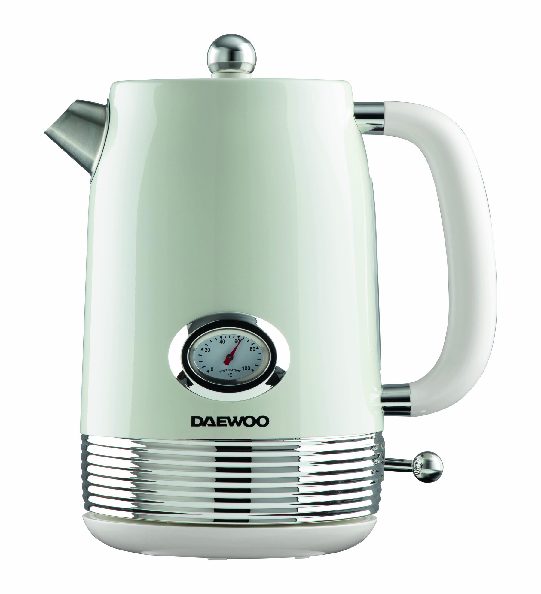 DAEWOO Denver Retro Kettle, 1.5 L, Rapid Boil, Buttermilk (Cream) - SDA2745GE