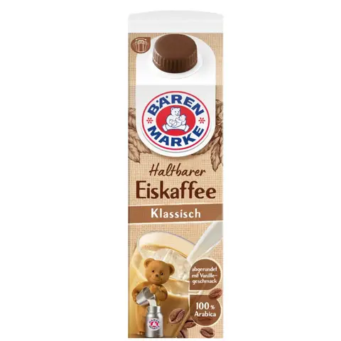 Bärenmarke Haltbarer Eiskaffee Klassisch 1,8% Fett 1 l 
