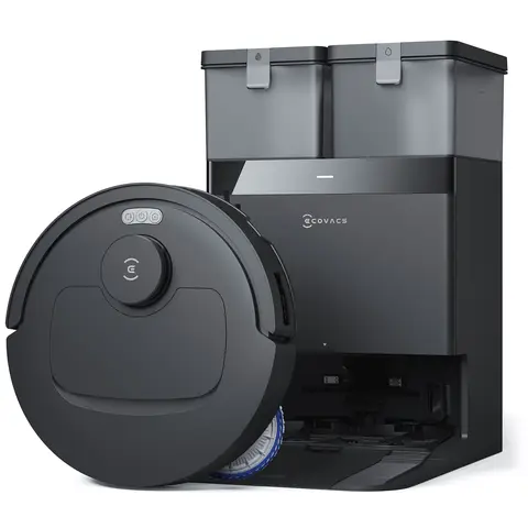 ECOVACS Deebot T30C OMNI Gen2, Aspirateur Robot avec Fonction Lavage, 25 000 Pa, OZMO Turbo 2.0 Lavage, ZeroTangle 3.0 Anti-Emmêlement, TruEdge 2.0 Nettoyage des Bords, Station Omni, Lavage de la Serpillière à 75 °C, Noir