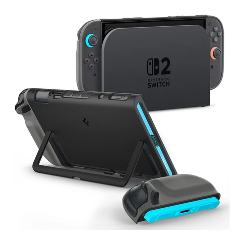 Spigen Nano Pop Hülle Sonderedition für Nintendo Switch 2 - Schwarz Rot Blau