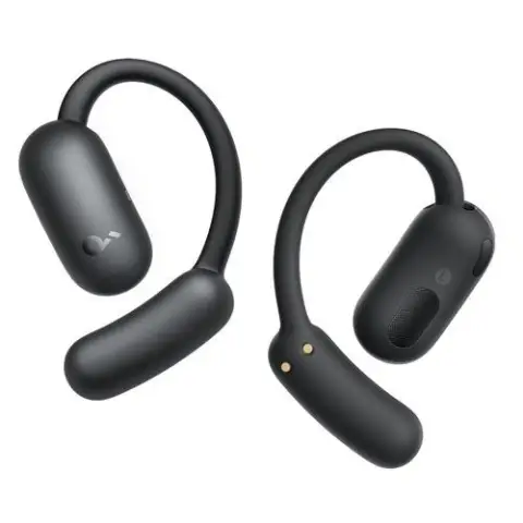 Soundcore AeroFit 2 Wireless Open-ear Headphones for Calls/Music/Sports/Everyday - Black