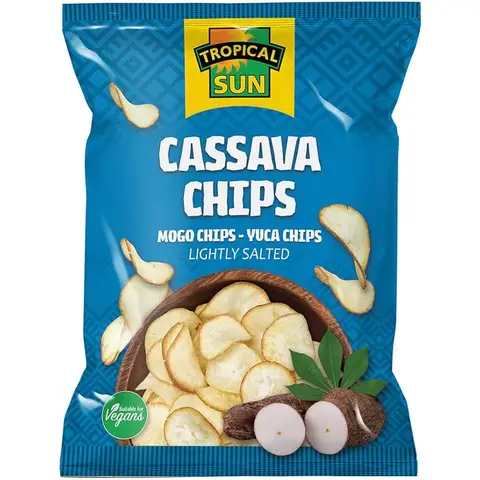 Cassava Chips Lightly Salted 80g