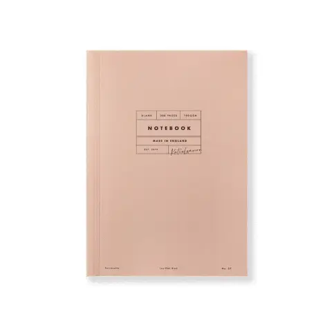 Katie Leamon A5  Notebook 300 Blank Pages 100GSM Terracotta