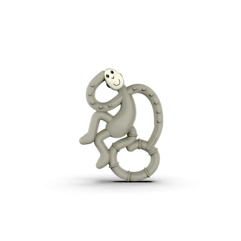 Matchstick Monkey Mini Monkey Teether Grey
