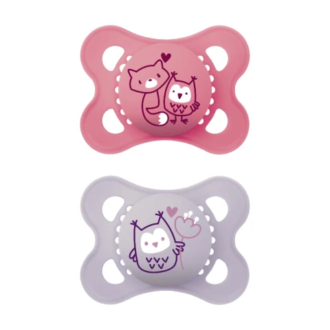 MAM Original 2-6 mth Soother x 2 pink