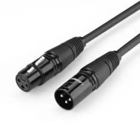 Ugreen AV130 66717 Audio XLR (weiblich) - XLR (männlich) Kabel für Mikrofon / Verstärker 2m - schwarz