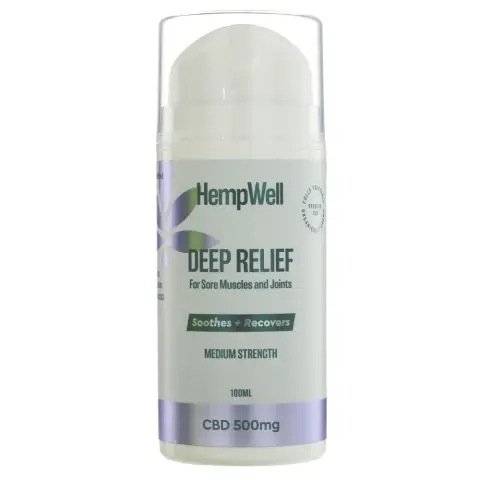 HEMPWELL - Deep Relief CBD Cream - 500mg - 100ML