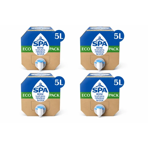 Spa Reine Natuurlijk Mineraalwater Ecopack – 4 x 5 L