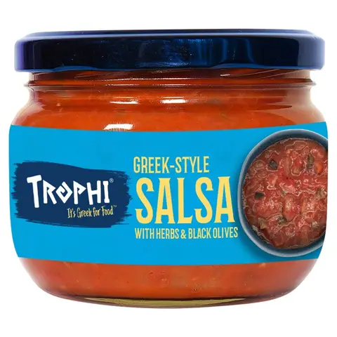 Trophi Greek Style Salsa with Herbs & Black Olives 200g