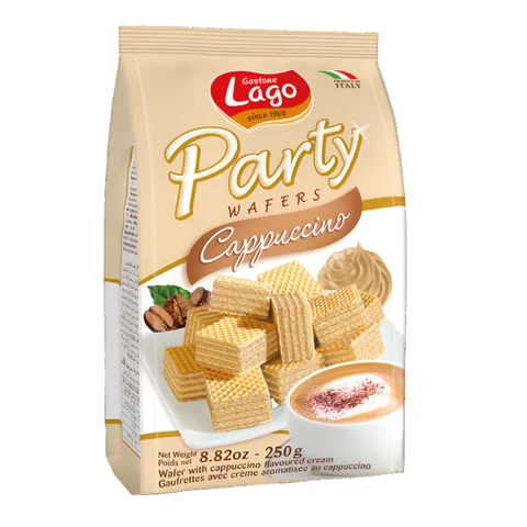 Lago 250g Cappuccino Party Wafers