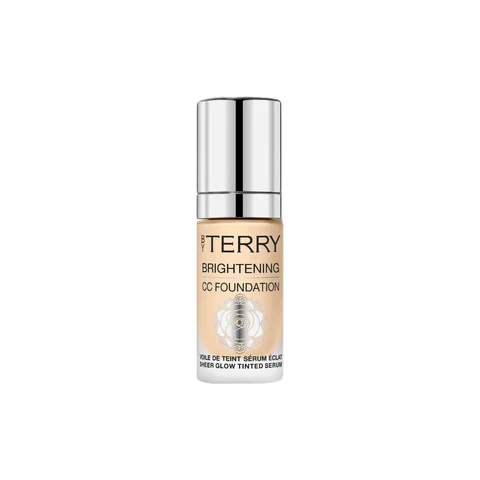 "By Terry Brightening CC Foundation #2W Light Warm (30 ml)" auf Deutsch: "By Terry Brightening CC Foundation #2W Light Warm (30 ml)" 

Da es sich um einen Produktnamen handelt, bleibt er in der Regel unübersetzt. Falls eine Übersetzung gewünscht wird: "By Terry Aufhellendes CC Foundation #2W Hell-Warm (30 ml)"