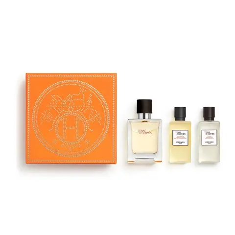Hermès Terre d’Hermès Coffret Eau de Toilette 50 ml + Gel Douche 40 ml + Après-Rasage 40 ml