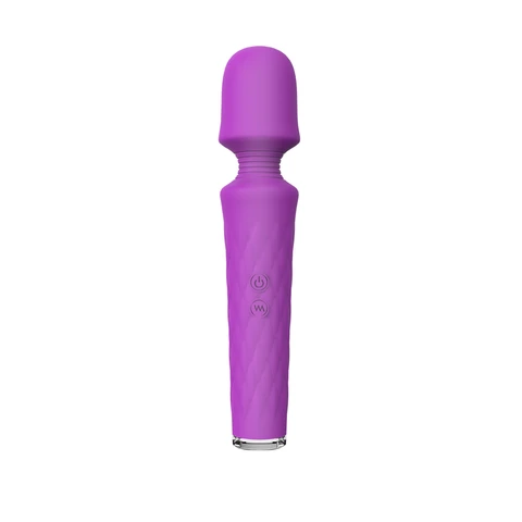 Moistor Kabelloser Vibrationsstab-Massager – 4 Intensitätsstufen + 7 Vibrationsmodi, magnetisches USB-Laden, IPX7 wasserdicht, geräuscharm, ideal für Entspannung zu Hause, S049