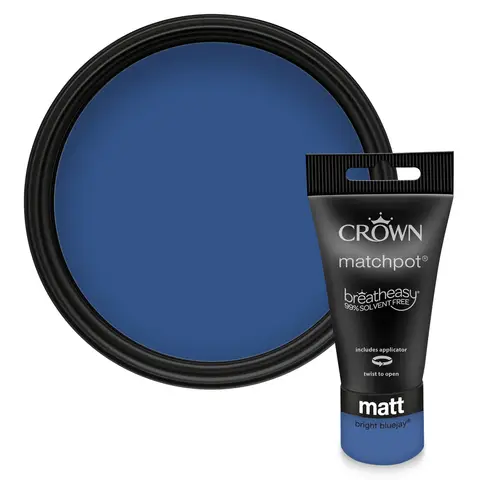 CROWN Matt Emulsion Bright Bluejay 40ML