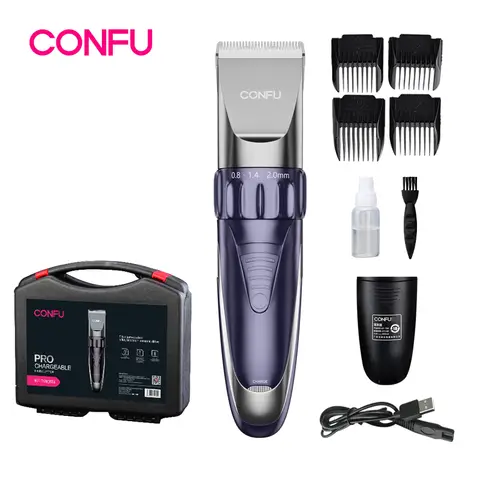 CONFU hairdresser electric pusher electric pusher adult self-service baby and child home hair salon barber shop special razor T90 hairdressing tool set free cloth and sponge