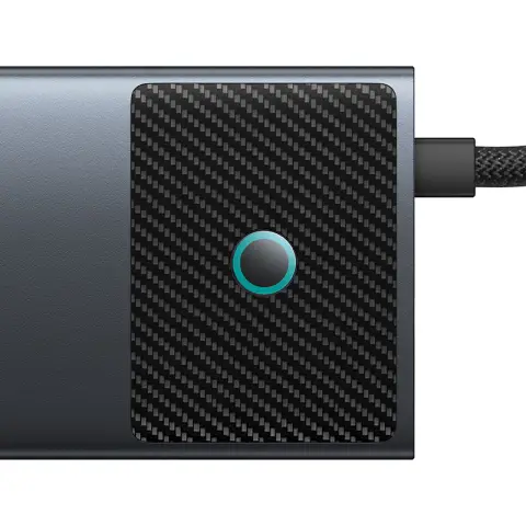 Baseus Metal Gleam Series II 10-in-1 USB HUB Cosmic Black(USB-C to 1*HDMI4K@120Hz+1*HDMI4K@60Hz+1*USB-A(10Gbps)+1*USB-C(10Gbps)+2*USB-A(480Mbps)+1*RJ45+1*SD/TF+1*USB-C(PD) ）