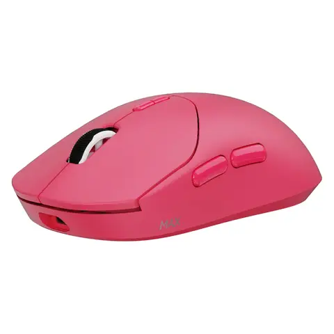 RAPOO VT2 MAX Wireless Gaming Mouse, True 8K Wireless Polling Rate, 53g Lightweight, Up to 750 Hr Battery, Nordic nRF54L15 MCU, 120-Million Optical Switch, 10 Programmable Buttons, Macro Enabled - Pink