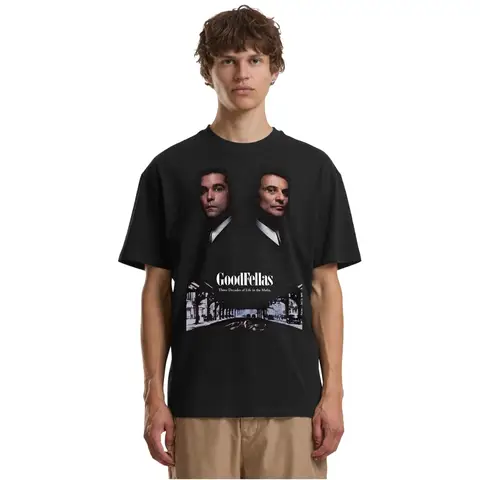 Urban Classics Goodfellas Poster Leichtes Oversize-T-Shirt schwarz Größe L