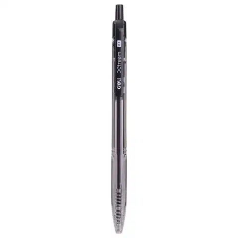 Deli Lot de 12 stylos à bille encre gel 0,7 mm - Noir