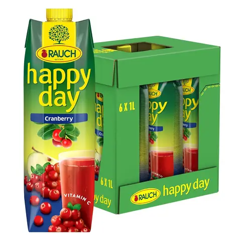 Rauch Happy Day Cranberry 6x1L