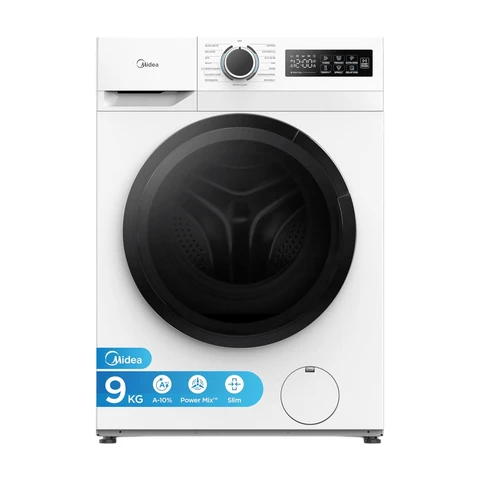 Midea MF110W90BA10/W  9kg 1400rpm Freestanding Washing Machine - White - A Rated