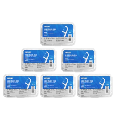 J.ZAO Dental Floss Picks 6 Boxes