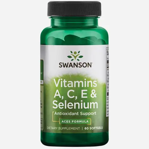 Swanson Ultra Vitamines A, C, E & Sélénium - 60 gélules (2 mois)