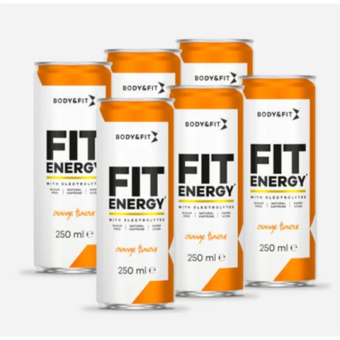 Boisson énergisante Fit Orange 1500 ml (6 cannettes)
