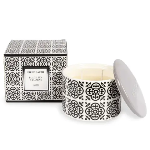 Fired Earth Black Tea & Jasmine Candle