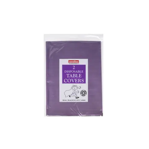 90cm Square Paper Tablecover Purple