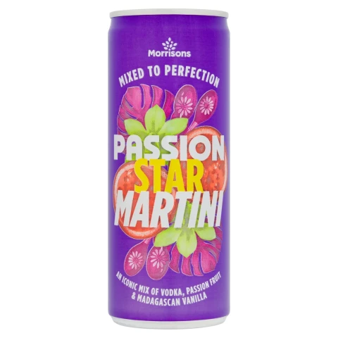 Morrisons Passion Star Martini 250ml