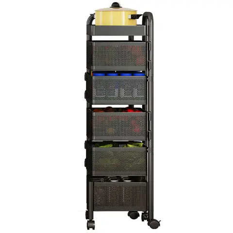 Maxcook Kitchen Rotating Storage Rack 6 Layers MCWA253