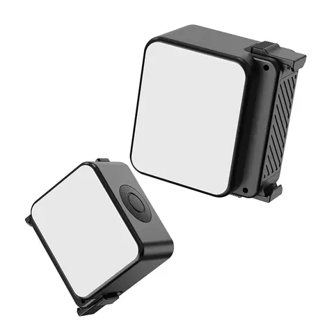 ULANZI LM18 Mini lumière vidéo avec Fixation magnétique Rapide, lumière pour caméra d'action avec Batterie 500mAh, lumière Photo Portable pour DJI OSMO Action 3/4/5 Pro