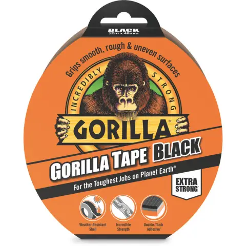 GORILLA TAPE BLK   48X32M PK6  NT