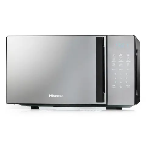 Hisense Combination Microwave Oven - 700W, 20L, Mirror Black, 800W Grill, Automatic Defrost, 9 Auto Cook Menus, Clock & Timer, Easy Clean, H20MOMBS4HGUK