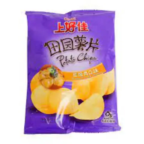 Oishi Crisps - Stewed Flavor 50g 上好佳田园薯片 - 红烩肉口味 50g