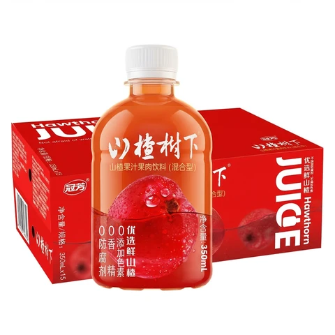 Guan Fang Hawthorn Flavour Drink， with sweeteners 15x350ml