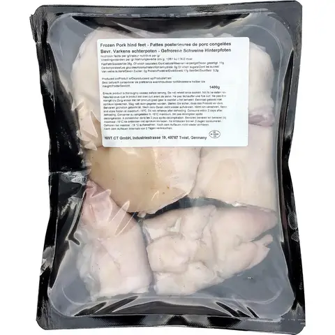 Pieds arrière de porc - 1400 g