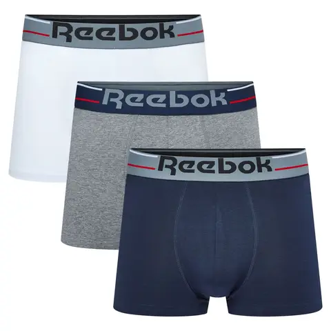 Reebok RBK TRUNKS MIKA-BLACK/SHADOW/GRIT GREEN - Maat XL