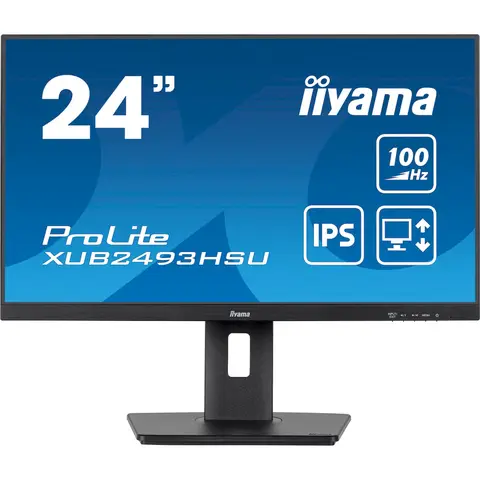 iiyama 24” IPS Technology Panel with USB Hub and 100Hz Refresh Rate