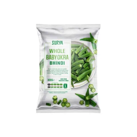 Surya Whole Baby Okra (Bhindi) 300g
