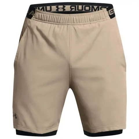Under Armour Vanish Woven Men's 2-in-1 Shorts - Timberwolf Taupe