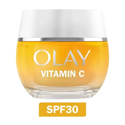 Olay Vitamin C Face Moisturiser Day Cream SPF 30, Niacinamide. Brightening Skincare, 50ml