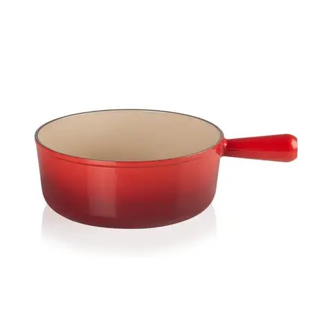 Le Creuset Guss-Caquelon 24 cm 3,3 Liter Kirschrot