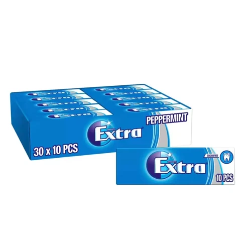 Wrigley's Extra Peppermint (30 Packs of 10 Pieces)
