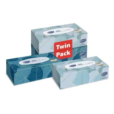 Nicky Tissues Soft Touch Regular Twin Pack (150 Sheets/Pack)